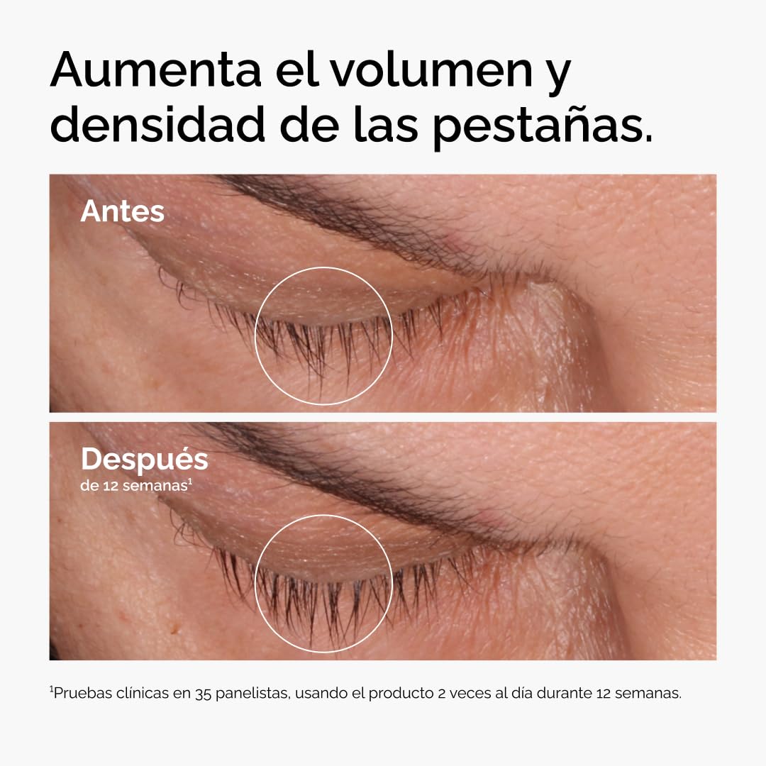 The Ordinary Multi-Peptide Lash and Brow Serum, Suero para Pestañas y Cejas con Péptidos — Fórmula con péptidos para pestañas y cejas más gruesas y con más densidad, 5ml