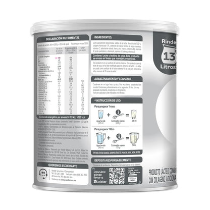 Svelty con Colágeno Adicionado de Fibra, Proteína, Vitamina C y Calcio, Lata de 1.6 kg