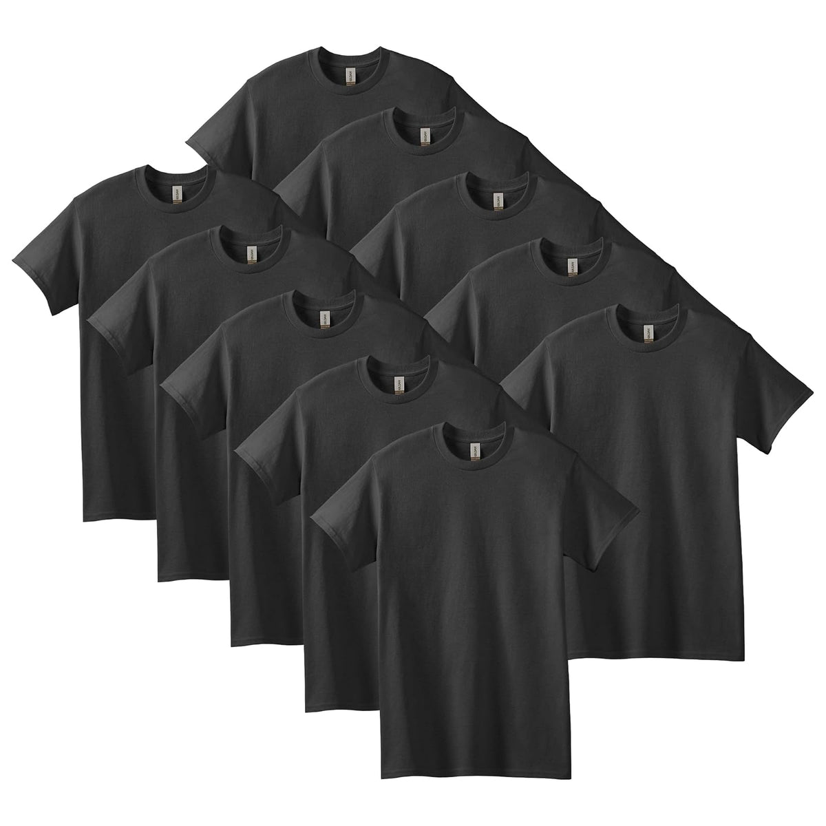 Gildan G5000 Camiseta de Algodón Pesado para Hombre - 10 - Black - M