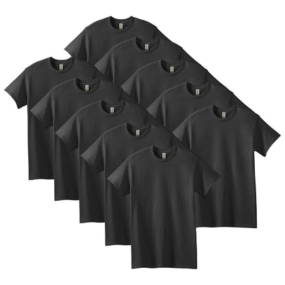 Gildan G5000 Camiseta de Algodón Pesado para Hombre - 10 - Black - M