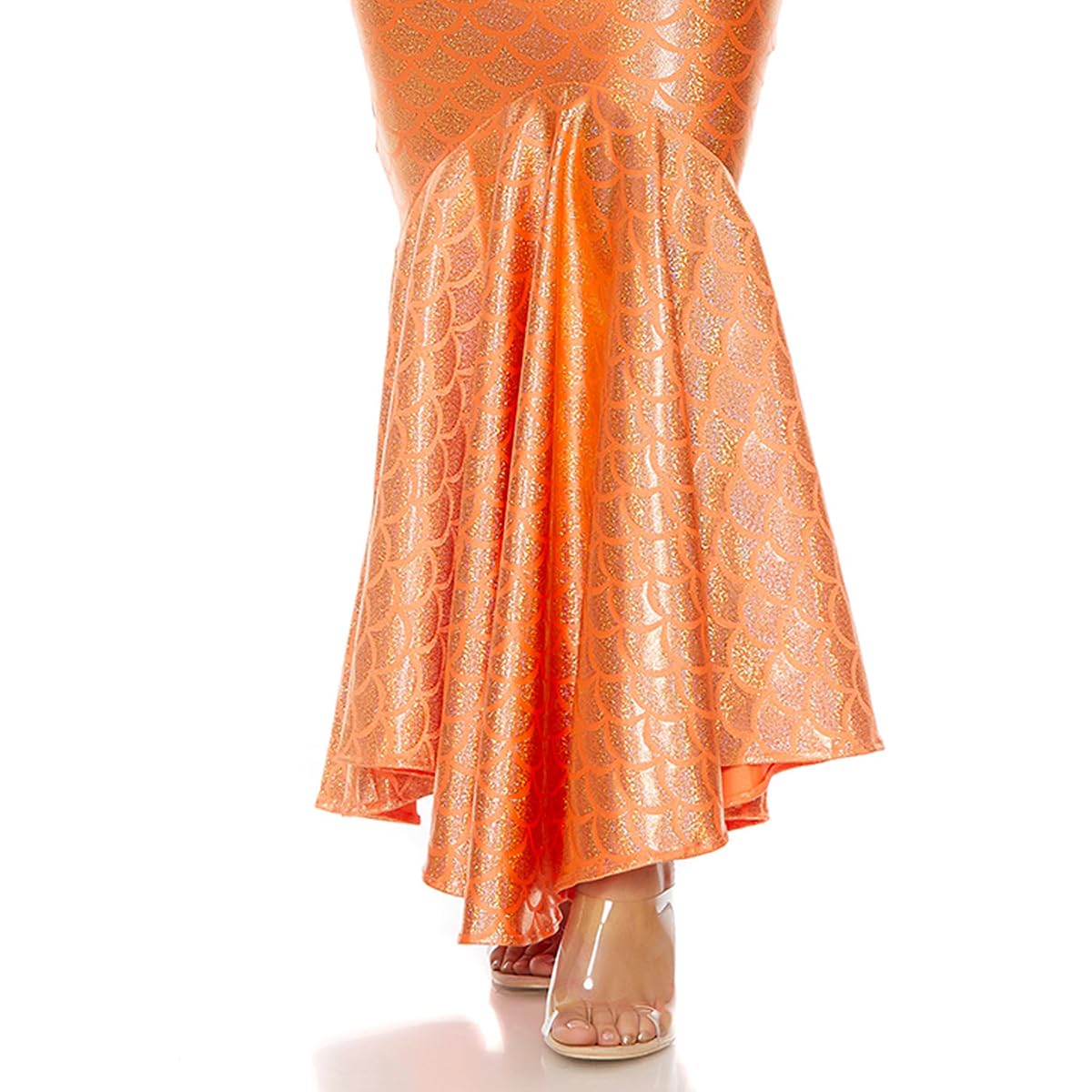 Forplay Neon Hologram Mermaid Skirt Disfraces para adulto Mujer