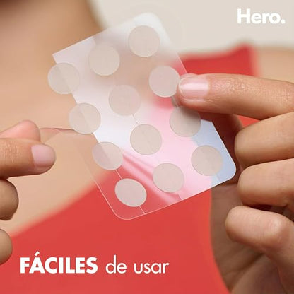Hero Parches para Acné Mighty Patch Original, Caja con 48 Piezas para Uso de Noche. Absorben las Impurezas en 6 a 8 Horas. Fáciles de Usar y No Contienen Medicamento. Probados Dermatológicamente