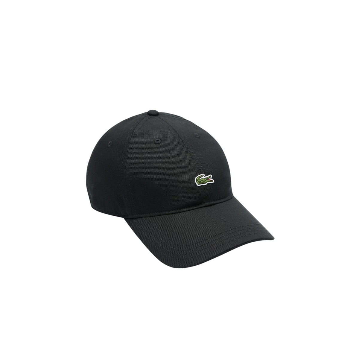 Lacoste Gorra de Sarga de algodón orgánico Tapa para Hombre - Negro - Talla Única