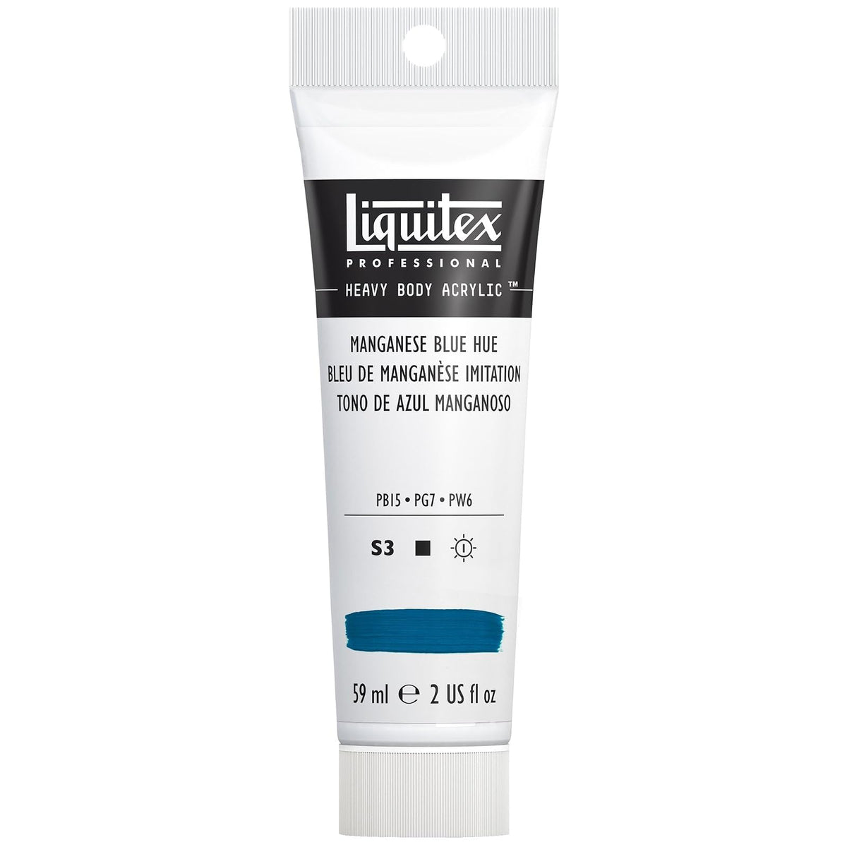 Liquitex Heavy Body pintura acrílica Brilliant Purple 59 ml - Azul (Manganese Blue Hue 275)