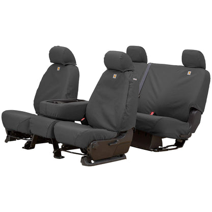 Covercraft - SSC8460CAGY Carhartt SeatSaver - Funda de Asiento de Segunda Fila de Ajuste Personalizado para Modelos seleccionados Ford F-250 Super Duty/F-350 Super Duty - Tela de Pato (Grava)