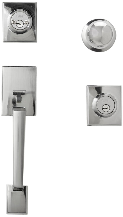 Yale MX88370 Gatillo Napoles Llave-Llave Ball, Cromo Mate