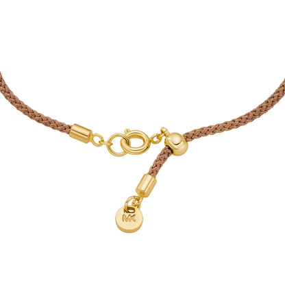 Pulsera de cordón de Michael Kors para mujer con logo de cristales, MKJ8622710