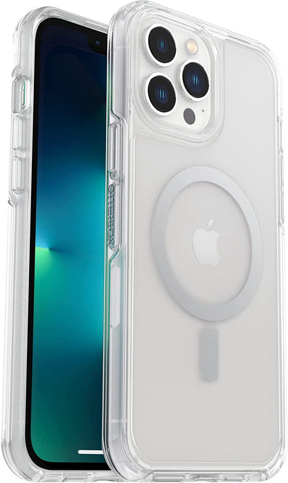 OtterBox Symmetry Series Series + Funda antimicrobiana con MagSafe para iPhone 12/13 Pro MAX - Navy Captain