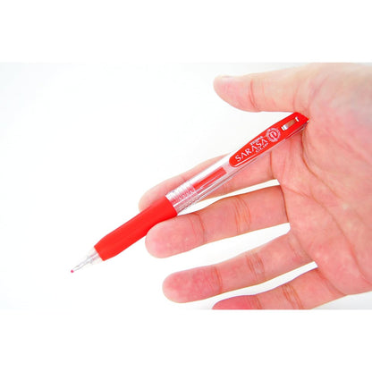 Zebra Sarasa Clip Rollerball Tinta Gel Secado rápido Punto Mediano 0.7 mm Surtido Básico 3 Piezas