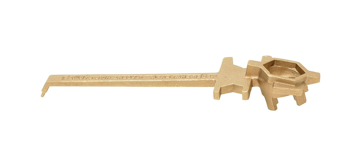 Vestil BNW-BX-W - Llave de tuerca para tambor, aleación de bronce, 12 pulgadas de longitud