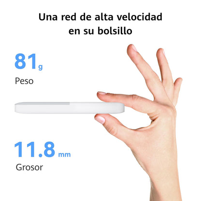 Huawei 4G Mobile WiFi 5, E5586, Router Wi-Fi portátil, Hotspot móvil con Tarjeta SIM, LTE 200Mbps de Descarga/ 105Mbps de Subida, Batería de 6 Horas, Blanco