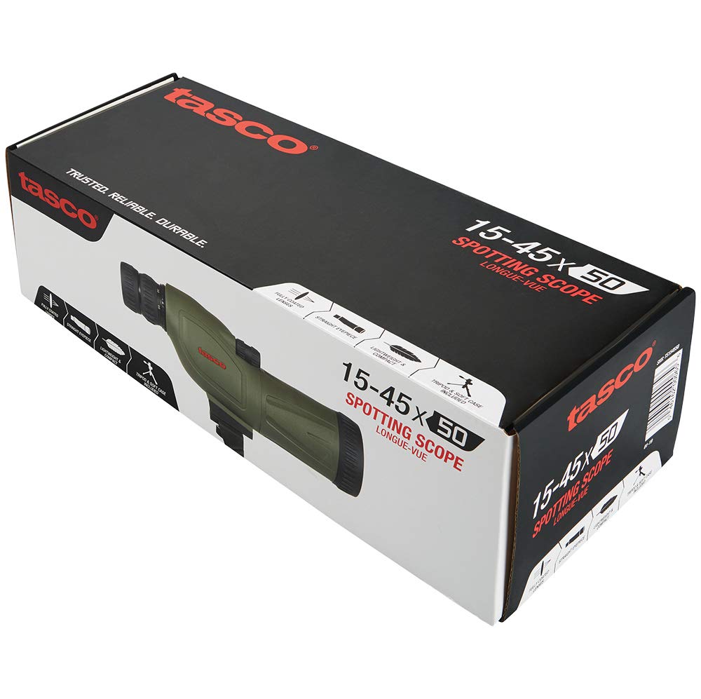 Tasco Spotting scope 15-45X50 Green Fc, Tripod Telescopio Monocular