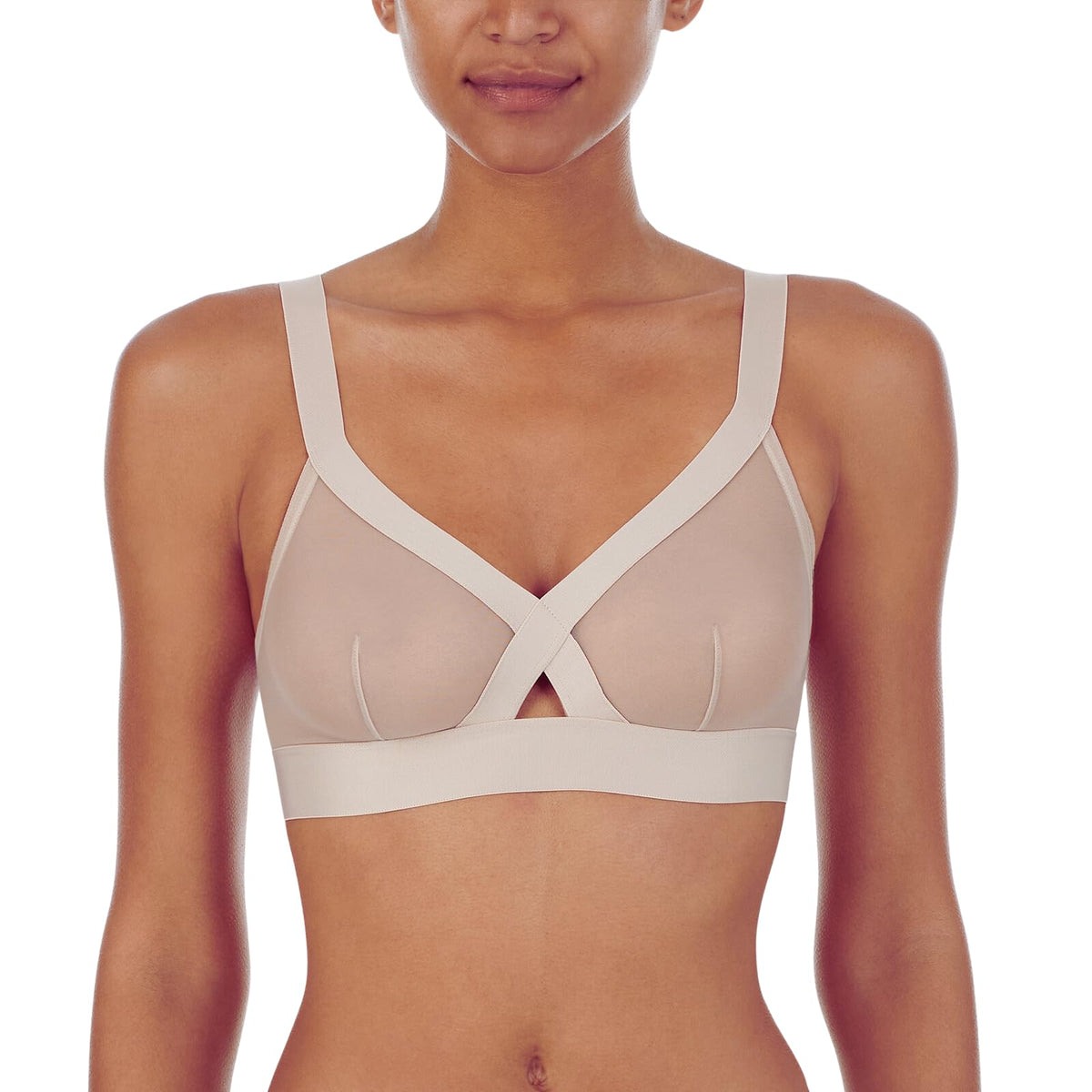 DKNY - Brasier Tipo Bralette para Mujer - Cachemir - G