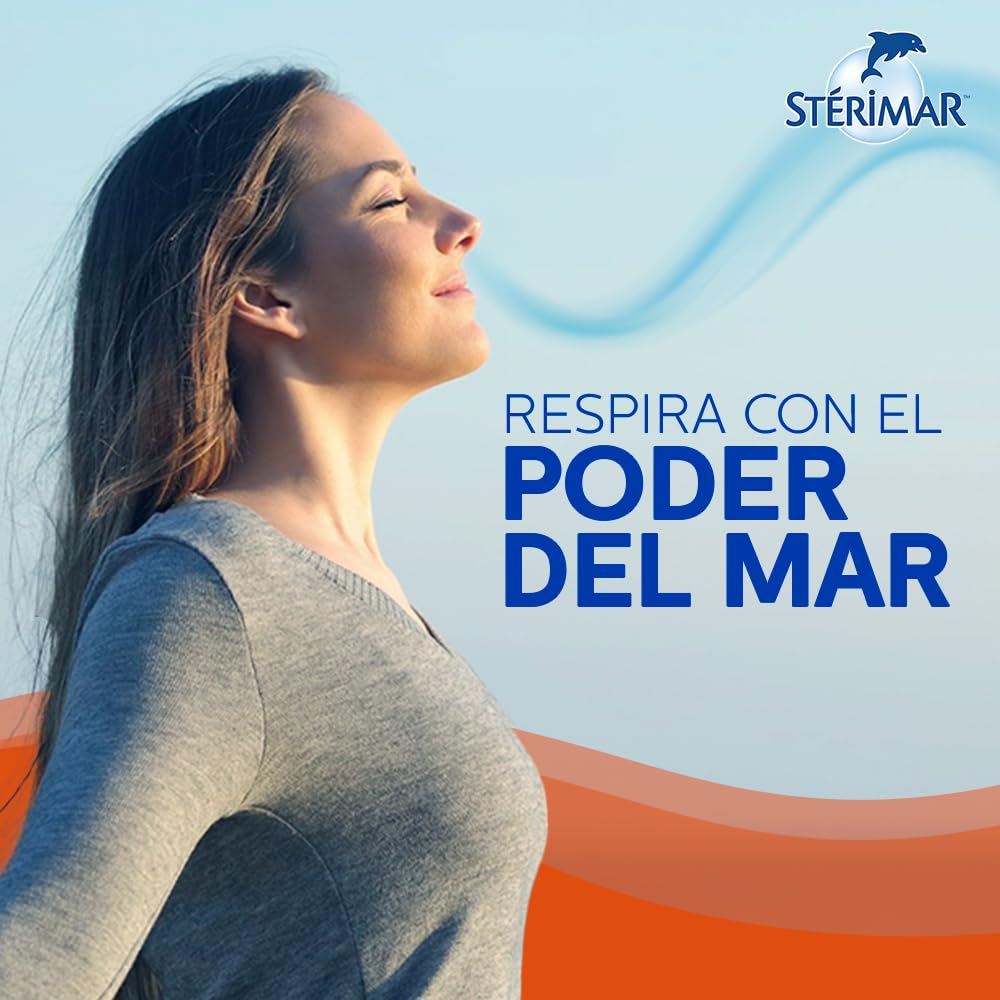 Stérimar Solución Hipertónica Nasal Infantil 50 ml. | Auxiliar en Descongestión Nasal. Uso de 10 a 15 Días. Tu Aliado Contra el Resfriado. Con Boquilla Pediátrica.