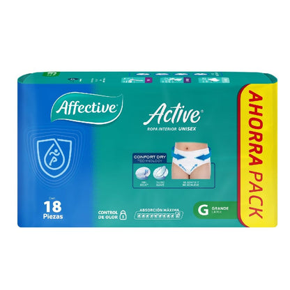 Affective Active, Adult Pants, Talla Grande, 72 piezas