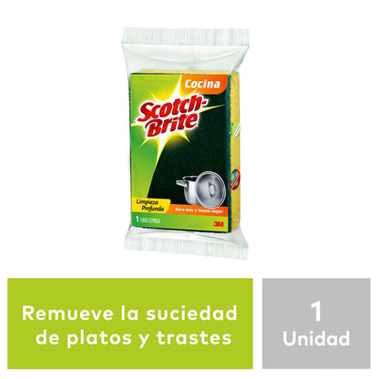 Resistol No Más Clavos Cinta de Montaje, cinta adhesiva doble cara, adhesivo fuerte, pegamento para espejos,1x120kg + 3M Scotch-Brite 3M Fibra Esponja, Tamaño Grande