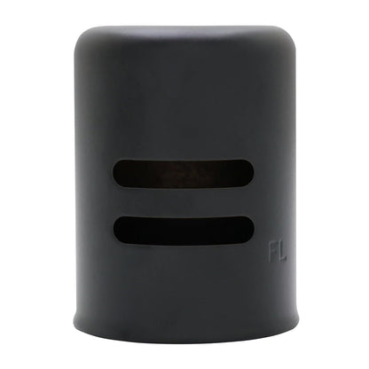 Westbrass estándar de latón espacio de aire solo gorra, Negro mate