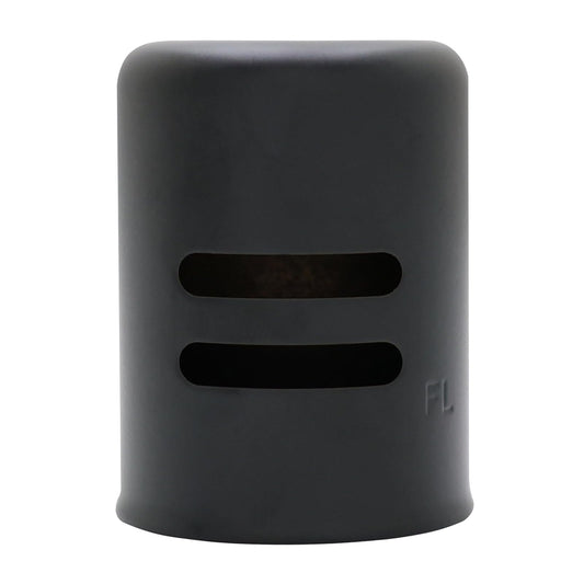 Westbrass estándar de latón espacio de aire solo gorra, Negro mate