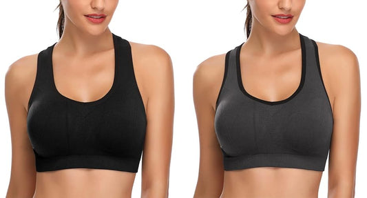 MIRITY - Brasier Deportivo con Espalda Cruzada para Mujer, Brasier Deportivo de Alto Impacto para Entrenamiento y Gimnasio