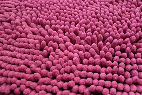 DIB TSC050-1000/104 Tapete de Baño, Shaggy Coral, 50X80 cm, Color Pink