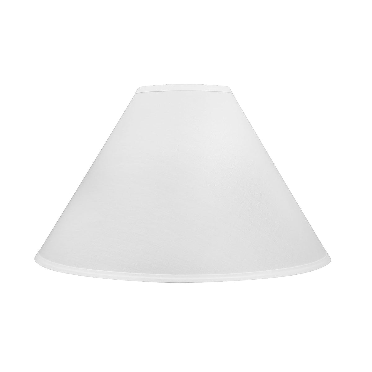 Aspen Creative 32206A, Empire Spider - visualización para lámpara, color blanco, 6 pulgadas superior x 19 pulgadas inferior x 12 pulgadas de altura inclinada