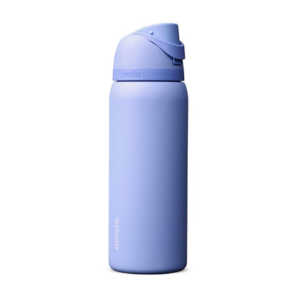 Owala FreeSip Botella de Agua con Popote de Acero Inoxidable, 32-40 oz - azul (Out of the BLUE) - 32 Ounces