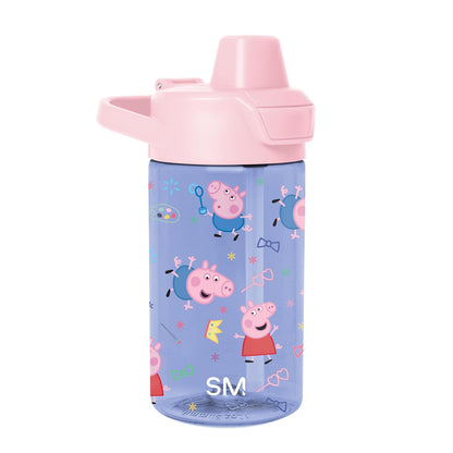 Simple Modern Botella con Popote para Niños, Frozen Elsa, 12 oz - 354 ml - Peppa Pig: Burbujas
