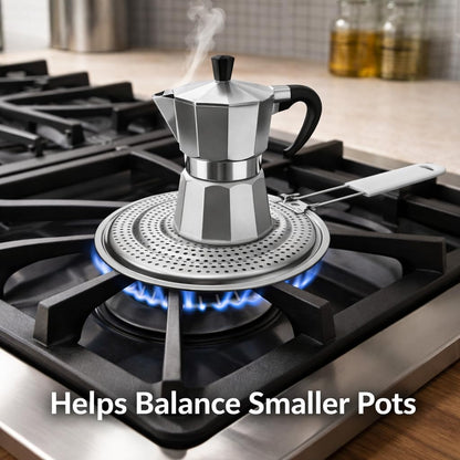 HIC Heat Diffuser Reducer Flame Guard Simmer Plate, 8.25-Inches