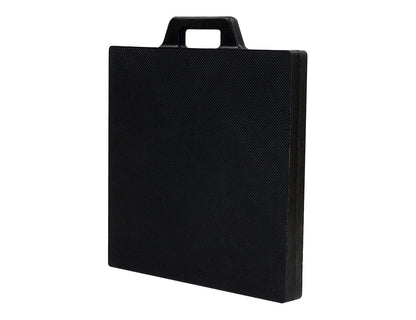 Buyers Products OP18X18R - Almohadilla de Goma para estabilizador de Goma, 18 x 18 x 2 Pulgadas de Grosor, Almohadilla de grúa de Goma sólida con Superficie Texturizada y Mango Integrado, Almohadilla
