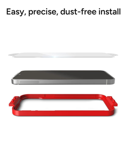 Zagg Glass+ Protector de Pantalla Samsung Galaxy S25 Ultra | Vidrio brillante, resistente a arañazos, 1 pieza, protección 3x más fuerte