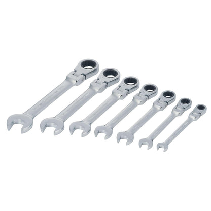 CRAFTSMAN Juego de Llaves Combinadas Métricas con Matraca Reversible por 7 Piezas (CMMT87009)