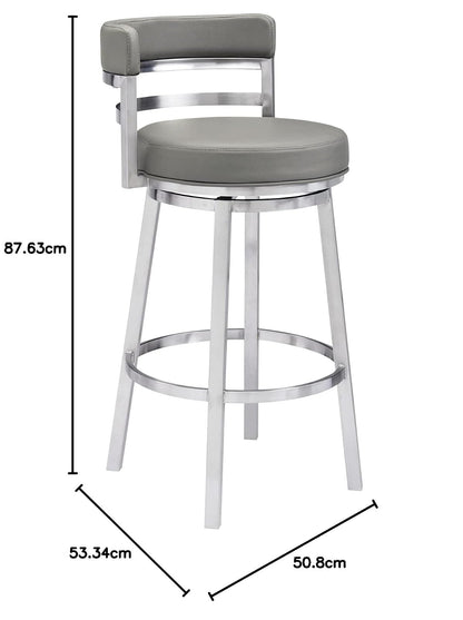 Armen Living Eureka Ergonomic - computadora para Juegos, 47 Pulgadas, Color Blanco, con Patas en Forma de I, Trabajo, Oficina, con Alfombrilla para Mouse, estación de Trabajo Moderna, fácil de Montar