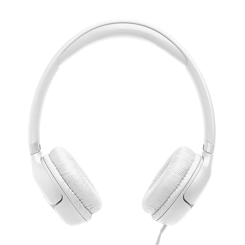 JBL Tune 530C - Auriculares en la Oreja con Cable USB-C de Alta resolución y Sonido de Graves Puro JBL, Amplia compatibilidad, Control Remoto de 3 Botones con micrófono, ajustes preestablecidos
