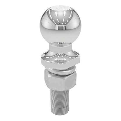 Curt Bola de Enganche Cromada 40020, 6000 LB, 2 in Diámetro, 3 in Vástago, Gris