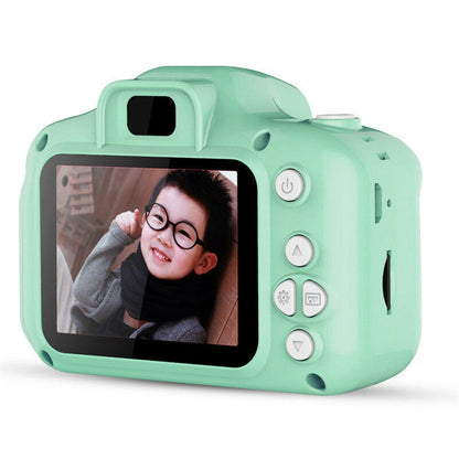 Terowu Cámara para Niños, Cámara Infantil con 32GB Tarjeta de Memoria Micro SD, Cámara Fotografica con Pantalla IPS de 2.0, cámara Digital para niños 3+ Años, Regalo para Cumpleaños, Navidad, Verde