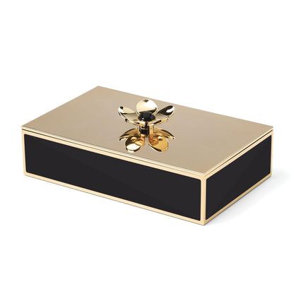 Kate Spade New York Make It Pop - Caja floral grande, color negro