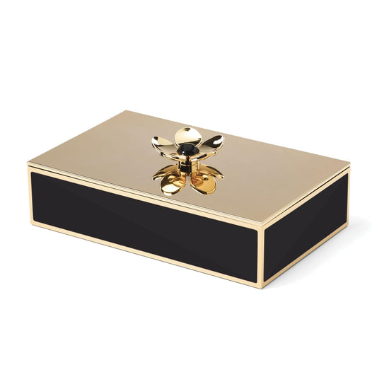 Kate Spade New York Make It Pop - Caja floral grande, color negro
