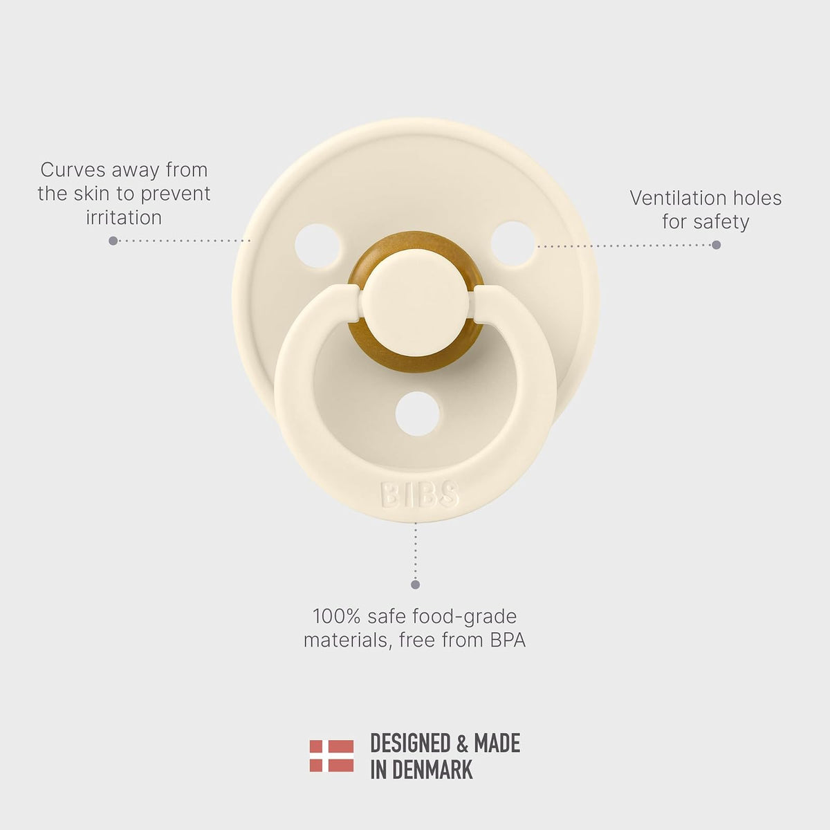 BIBS 5713795221554 PACIFIER, Nordic Mint/Forest Lake, 2 piezas