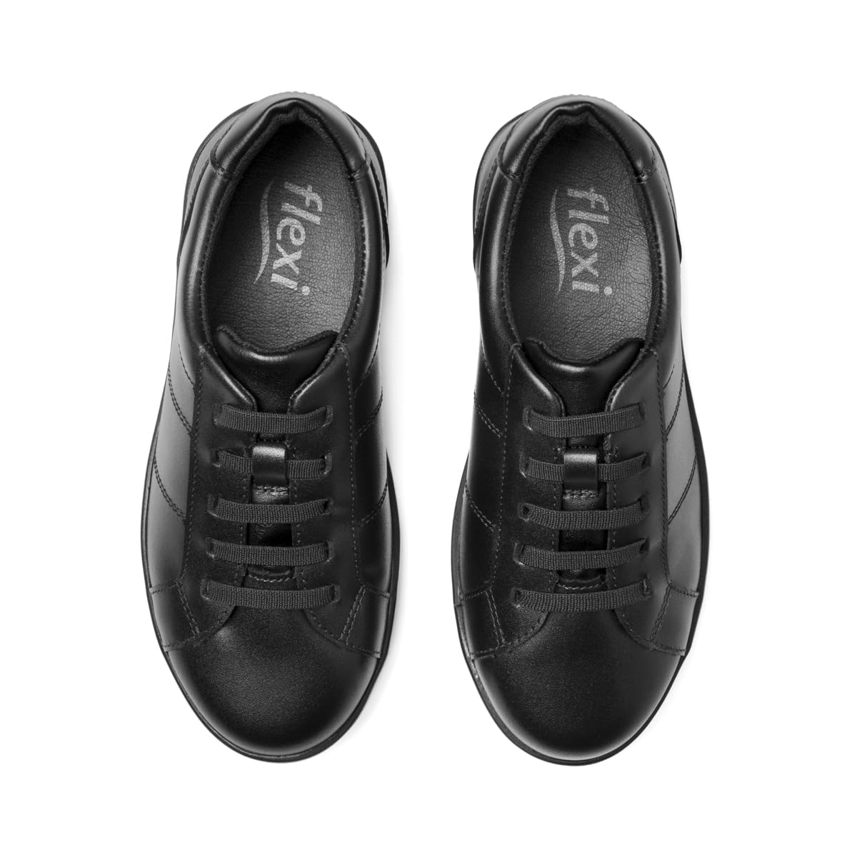 Flexi Tenis Mary Jane de Piel para niña con agujetas 136303