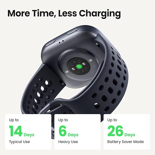 Amazfit Bip 6 Reloj Inteligente de 46 mm, batería de 14 días, visualización AMOLED de 1.9 Pulgadas, GPS y mapas gratuitos, AI, Llamadas y Texto Bluetooth, rastreador de Salud, Fitness y sueño, más de