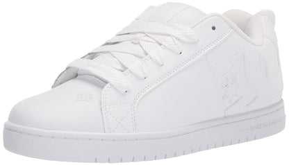DC Court Graffik Tenis de Skate para Hombre - 18 M US - Blanco