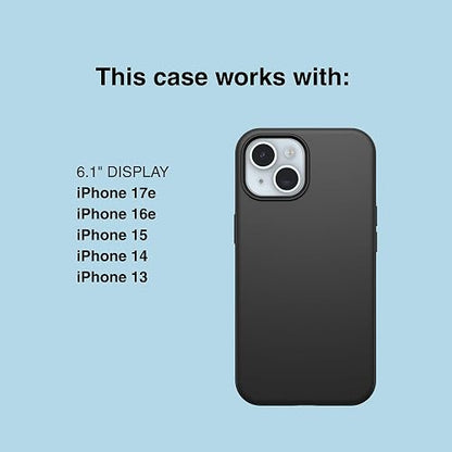 Otterbox Funda para iPhone 16E, Serie 15, 14 Y 13 Commuter - Run Wildflower (), Delgada Y Resistente, Apta para El Bolsillo, con Protección De Puertos Rosa