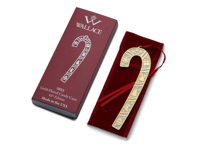 Wallace 2025 - Adorno de bastón de Caramelo, Chapado en Oro y esmaltado, 45ª edición
