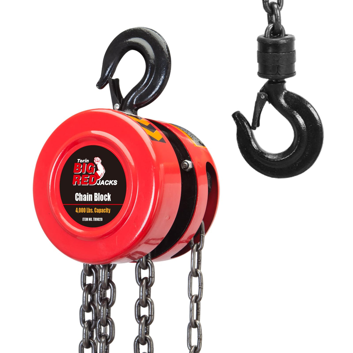 BIG RED Torin Cadena Bloque, Rojo