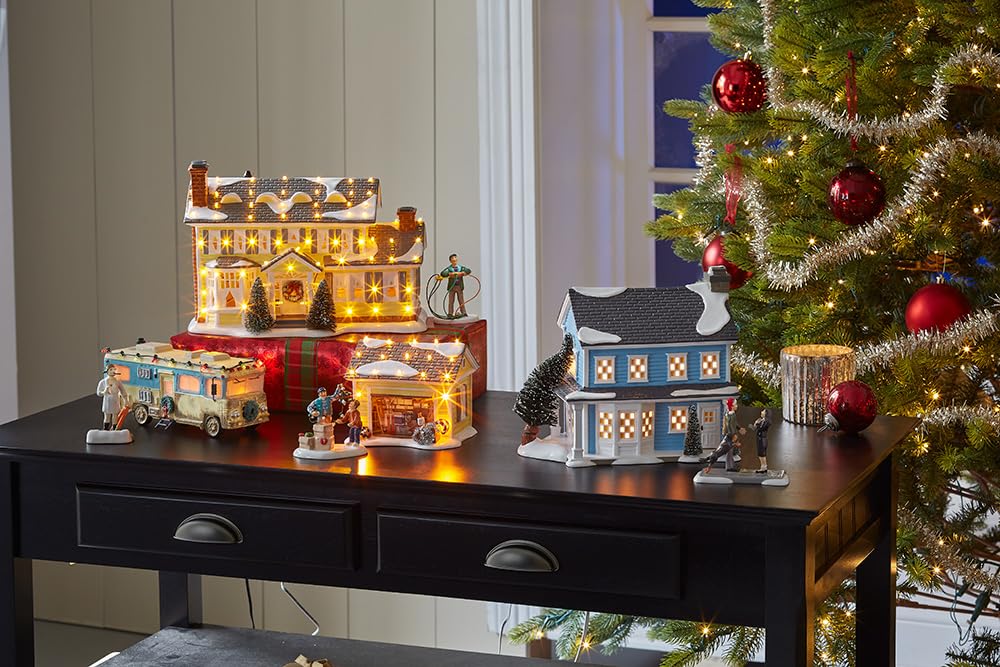 Department 56 Snow Village National Lampoon's Christmas Vacation Accessories - Figura Decorativa del Primo Eddie en la mañana, 2,95 Pulgadas, Multicolor