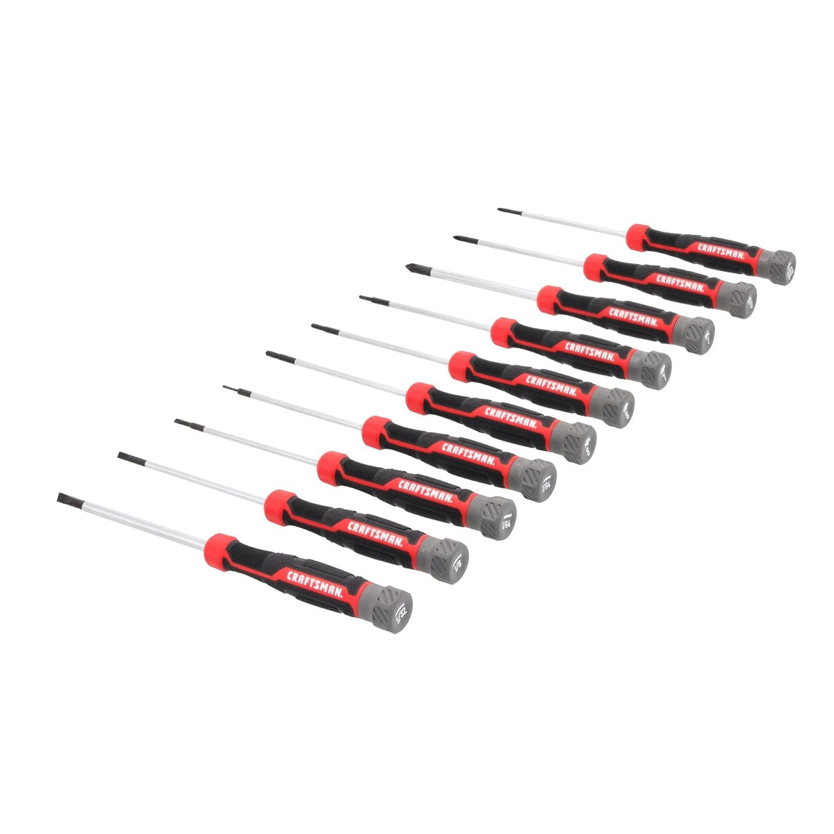 CRAFTSMAN Juego de Destornilladores de Precisión de 10 Piezas con Puntas Duraderas (CMHT65140)