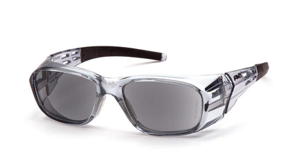 Pyramex Emerge Plus lentes de seguridad con aumento, lente gris