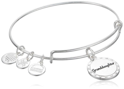 Alex and Ani - Pulsera de alambre expandible para mujer, con acabado brillante de plata envejecida, de 2 a 3.5 pulgadas, Expandable, Metal, Sin gemas.