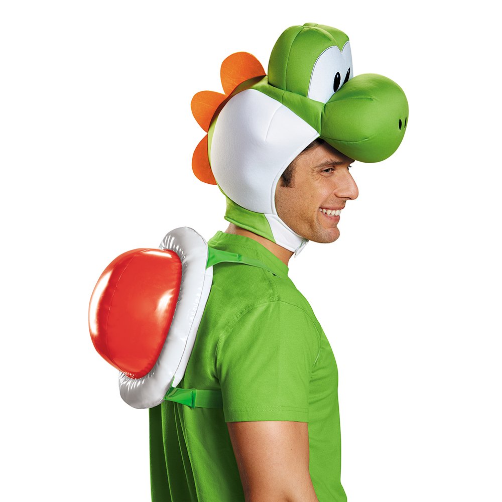 Disguise Men's Yoshi Costume Accessory Kit - Adult, Green, One Size