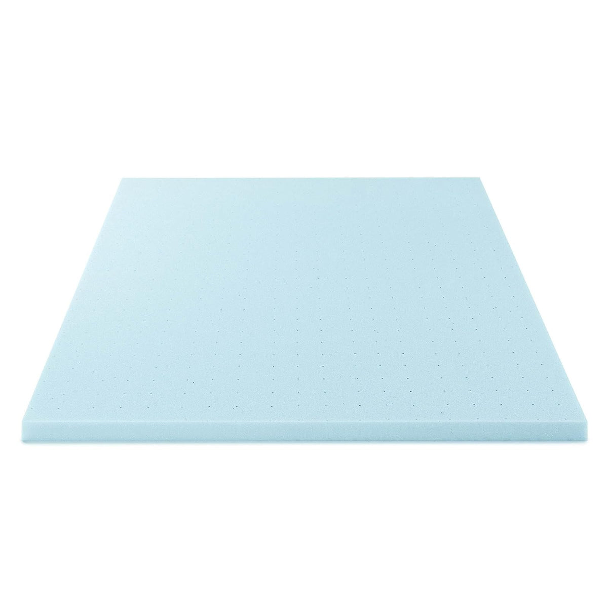 Best Price Mattress Colchón de Espuma viscoelástica de Gel de 6,35 cm, 6,3 cm, Azul, Queen, 1, 1